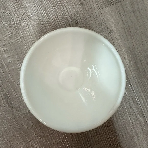 White Milk Glass Pedestal Dessert Bowl - Picture 5 of 6